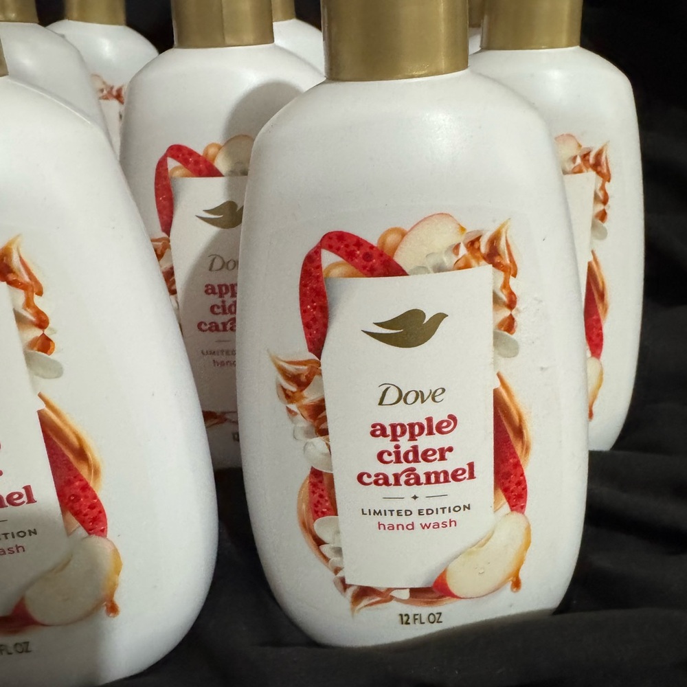 12 Dove Apple Cider Carmel Holiday Edition Hand Soap 12F Each NEW - Picture 4 of 6